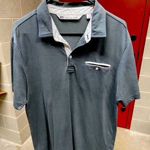 Travis Mathew grey polo